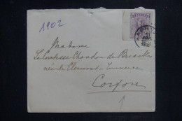 GRECE - Enveloppe Cachetée Pour Une Comtesse à Corfou En 1902 -  L 150992 - Covers & Documents