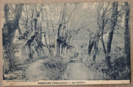 CPA 84 - SORGUES - Le Griffon - TB PLAN Petit Cours D'eau Entouré Arbres - Quartier Du Village + TB Oblitération Verso - Sorgues