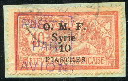 REF 086 > SYRIE < PA N° 3 Ø Sur Fragment < Oblitéré < Ø Used > Poste Aérienne - Aéro - Air Mail - Luftpost