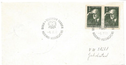 Finland   1956 Cover   With Composer  Jean Sibelius's 80th Birthday, Mi 319 Cancelled Radio Jo Televisio Täntään 6.10.56 - Storia Postale