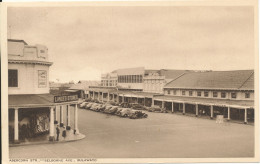 Rhodesia & Nyasaland Postcard 9-12-1954 Abercorn Str. Selborne Ave. Bulawayo - Rhodesia & Nyasaland (1954-1963)