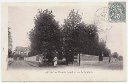 94 - B628CPA - ABLON - Chemin Latéral Et Rue De La Mairie - Parfait état - VAL-DE-MARNE - Ablon Sur Seine