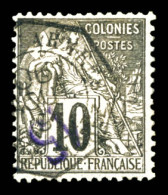 N°3a, 15 Sur 10c Noir Sur Lilas: Surcharge Renversée Obl Corr.d' Armees. SUP (certificat)  Qualité: Oblitéré  Cote: 700  - Used Stamps