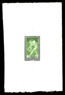 N°185, JO Paris 1924, 30c Milon De Crotone, épreuve En Vert Et Noir. SUP. R.R. (certificats)  Qualité: (*)   - Epreuves D'artistes