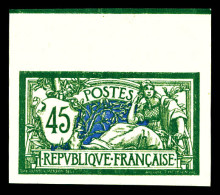 N°143b, Merson 45c: Non Dentelé Haut De Feuille, TB (signé Brun)  Qualité: (*)  Cote: 275 Euros - 1872-1920