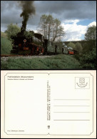 Ansichtskarte .Deutschland Preßnitztalbahn 1987 - Jöhstadt
