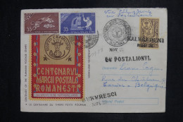 ROUMANIE - Enveloppe De L'Exposition Philatélique De Bucarest Pour La Belgique En 1958 - L 151039 - Lettres & Documents