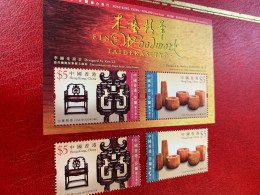 Hong Kong Stamp 2007 MNH Joint Issued Fine Woodwork Finland - Lettres & Documents