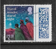 GB 2023 QE Ll CHRISTMAS BARCODE £2.20 - Used Stamps