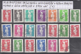 France Marianne De Briat (1990-91) N°2614+ Série 2617/26+ 2630+ 2711/12+ 2713+ Série 2714/17+ 2720 Oblitérés (lot 1) - 1989-1996 Marianne (Zweihunderjahrfeier)