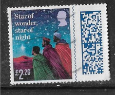 GB 2023 QE Ll CHRISTMAS BARCODE £2.20 - Used Stamps