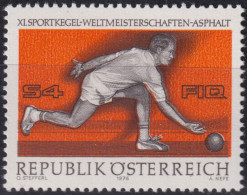 F-EX48258 AUSTRIA MNH 1976 SPORT SKITTLES CHAMPIONSHIP.  - Boule/Pétanque