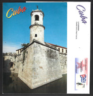 Entire Postcard Cuba. Castle Real Força. Parrot. Flag Cuba.Postal Entera Cuba. Castillo Real Força. Loro.Bandera De Cuba - Lettres & Documents