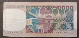 BANKNOTE ITALIA 50000 LIRE 1977 FB - G BAFFI STEVANI - 5000 Lire