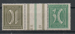 Z118/ Deutsches Reich Zusammendruck KZ9 Postfrisch/ * - Postzegelboekjes & Se-tenant