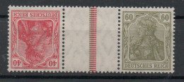 Z121/ Deutsches Reich Zusammendruck KZ6.2.1 Postfrisch/ * - Postzegelboekjes & Se-tenant