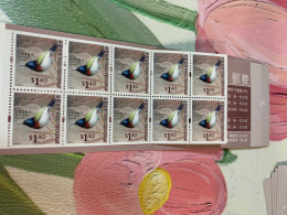 Hong Kong Booklet Sunbird MNH Birds Booklet 2006 Definitive Stamps - Lettres & Documents