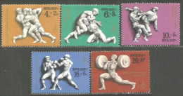 773 Russie 1977 Lutte Wrestling Judo Boxe Boxing Halterophilie Weightlifting MH * Neuf (RUK-664) - Other & Unclassified