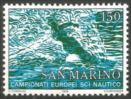 786 San Marino Waterskiing Ski Nautique MNH ** Neuf SC (SAN-71c) - Wasserski