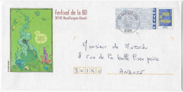 Pap Luquet Repiqué - Festival De La BD - Massillargues Atuech - Lot B2K/0410568 - PAP: Aufdrucke/Blaues Logo