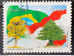 C 2607 Brazil Stamp Diplomatic Relations Lebanon Flag Ipe 2005 Circulated 5 - Used Stamps