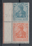 Z147/ Deutsches Reich Zusammendruck S17 LR1 Ungebraucht/ * - Booklets & Se-tenant