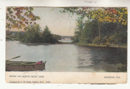 CP39. Vintage Canadian Postcard. Canoe On The North West Arm. Halifax - Halifax