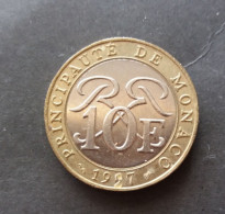 COIN MONACO MONTE CARLO 10 FRANCS TWO-TONE RARE - 1960-2001 Francos Nuevos