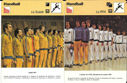 GF1068 - FICHES EDITIONS RENCONTRE - HANDBALL - Palla A Mano