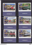 ISLE OF MAN 2018 ELECTRIC TRAINS - TRAMWAY WITH EUROPA STAMP MNH** - Oblitérés