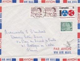 CANADA--1971--Lettre De BOUCHERVILLE  Pour MORTAGNE AU PERCHE-61 (France) ..timbre ..cachet - Covers & Documents