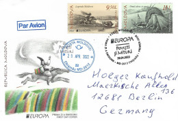 Moldova 2022 Chisinau Myths & Legends Dragon EUROPA FDC Cover - 2022