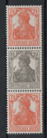Z206/ Deutsches Reich Zusammendruck S14b Signiert Postfrisch/ ** - Postzegelboekjes & Se-tenant