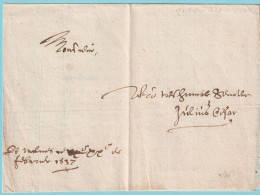 1632 - Pays Bas Espagnols (roi Felipe IV) - Lettre Pliée Avec Correspondance En Vieux Français - 1621-1713 (Paesi Bassi Spagnoli)