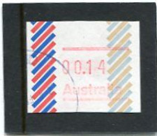 AUSTRALIA - 1984  14c  FRAMA  BARRED EDGE  NO  POSTCODE  FINE USED - Timbres De Distributeurs [ATM]