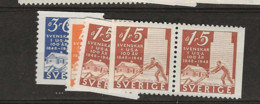 1948 MNH Sweden Mi 340-42  Postfris** - Ungebraucht