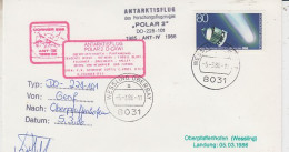 Germany Antarktisflug Polar 2 (Genf-Oberpfaffenhofen) 5.3.1986 (GS159) - Voli Polari