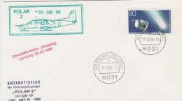 Germany Antarktisflug Polar 2 (Landung Oberpfaffenhofen) 5.3.1986 (GS159A) - Vols Polaires