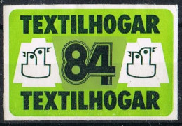 Viñeta, Label TEXTIL HOGAR 84, VALENCIA º - Variétés & Curiosités