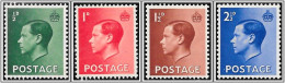 1936 Edward VIII Stamp Set Mounted Mint SG457-460 Hrd2 - Neufs