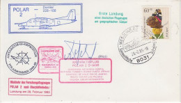 Germany Antarktisflug Polar 2 (Landung Oberpfaffenhofen) 28.02.1985 (GS161) - Polar Flights