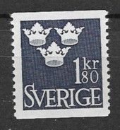 1939-69 MNH  Sweden, 3-crowns  Postfris** - Ungebraucht