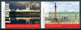 ONU Genève 2020 - Unesco - Patrimoine Mondial Fédération De Russie - 2 Timbres Détachés De Feuille ** - Nuovi