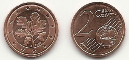 2 Cent, 2005 Prägestätte (A) Vz, Sehr Gut Erhaltene Umlaufmünze - Germania