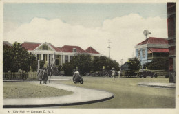 Curacao, D.W.I., WILLEMSTAD, City Hall (1930s) Sunny Isle No. 4 Postcard (2) - Curaçao