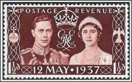 KGVI 1936 Coronation SG461 Mounted Mint Hrd2a - Unused Stamps