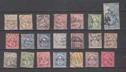 1882/1906   LOT  OBLITERES      BONNE COTE        CATALOGUE SBK - Used Stamps