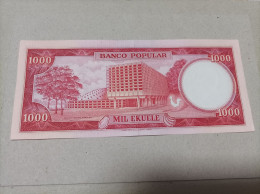 BILLETE GUINEA ECUATORIAL 1000 EKUELE 1975, Serie A, UNC - Aequatorial-Guinea