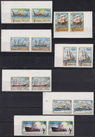 1972.160 CUBA 1972 IMPERFORATED PROOF HISTORY OF SHIP BARCOS PAIR.  - Imperforates, Proofs & Errors