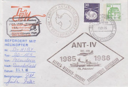 Germany Antarctic Flight From Polarstern To Bransdfield 01.01.1986 (GS164A) - Polar Flights